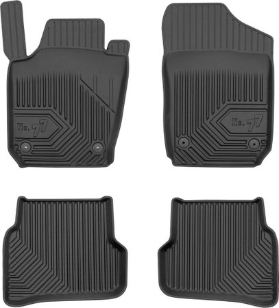 Гумові килимки Frogum №77 для Volkswagen Polo (mkV); Skoda Fabia (mkIII) 2014-2021; Seat Ibiza (mkIV) 2008-2018 - Фото 1