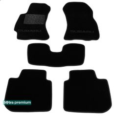 Двошарові килимки Sotra Premium Black для Subaru Legacy (mkV) / Outback (mkIV) 2009-2014