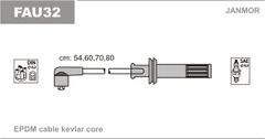 Дроти запалювання Janmor FAU32 для Lancia Delta 2.0 16V HF EVO Integrale (831 E5.000 / 831 E5.046) - Фото 1