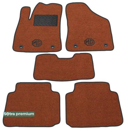 Двошарові килимки Sotra Premium Terracotta для MG 350 / Roewe 350 (mkI) 2010-2015 - Фото 1