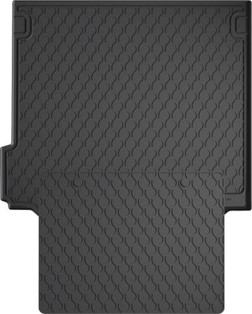 Гумовий килимок у багажник Gledring для BMW X5 (F15; F85) 2013-2018 (багажник із захистом) - Фото 1