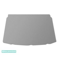 Двошарові килимки Sotra Premium Grey для Kia Stonic (mkI)(без дворівневої підлоги)(нижній)(багажник) 2017→