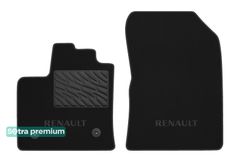 Двухслойные коврики Sotra Premium Black для Renault Express (mkII)(1 ряд) 2021→ (МКПП)