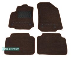 Двошарові килимки Sotra Premium Chocolate для Citroen C3 Aircross (mkI) 2017→