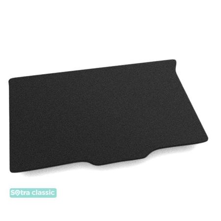 Двошарові килимки Sotra Classic Black для Fiat Panda (mkIII)(багажник) 2011→ - Фото 1