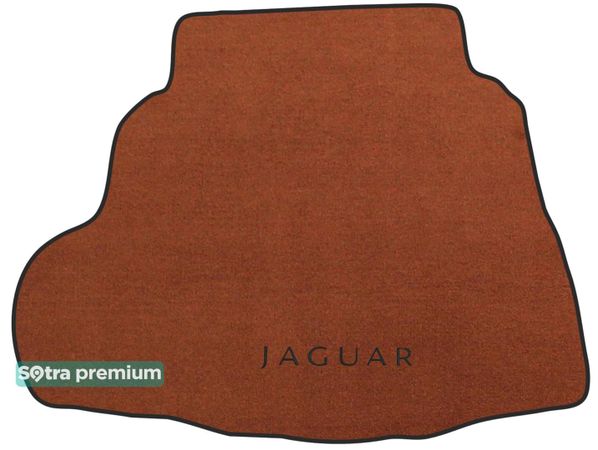 Двошарові килимки Sotra Premium Terracotta для Jaguar XF (mkII)(седан)(без Technology Package)(багажник) 2015→ - Фото 1