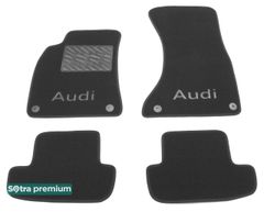 Двошарові килимки Sotra Premium Grey для Audi A5/S5 (mkI)(купе і кабріолет) 2007-2016