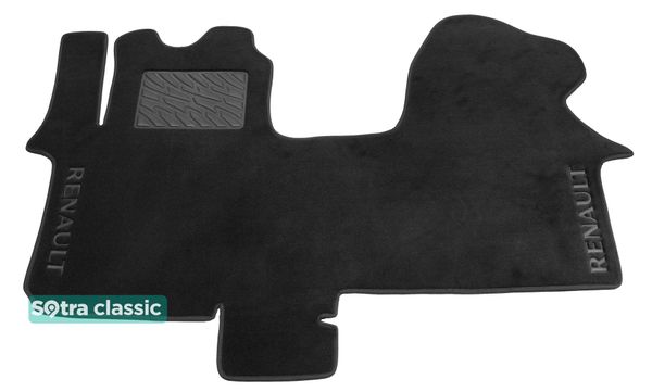 Двошарові килимки Sotra Classic Black для Renault Trafic (mkII)(1 ряд - 3 місця)(1 ряд) 2001-2014 - Фото 1