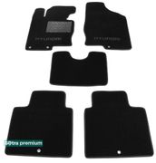 Двошарові килимки Sotra Premium Black для Hyundai Grandeur (mkV) 2011-2017 - Фото 1