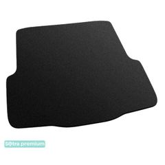 Двухслойные коврики Sotra Premium Black для Skoda Octavia (mkII)(A5)(универсал)(багажник) 2004-2012