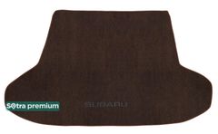 Двошарові килимки Sotra Premium Chocolate для Subaru Outback (mkV)(багажник) 2014-2019 - Фото 1