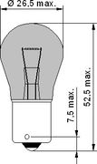 Автомобільна лампа Tesla B52302 тип PY21W (24V; 21W; BAU15s) - Фото 2