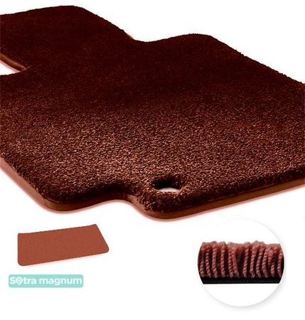 Двошарові килимки Sotra Magnum Red для Mini Cooper (mkI)(R50/R53)(багажник) 2001-2006 - Фото 1