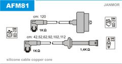 Дроти запалювання Janmor AFM81 для Alfa Romeo 75 / 90 / GTV 2.5 6V (AR01646)