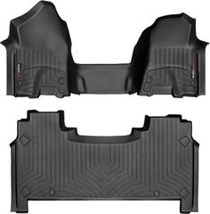 Коврики WeatherTech Black для Dodge Ram (mkV)(crew cab)(1 row bench seats)(with storage under 2 row) 2019→