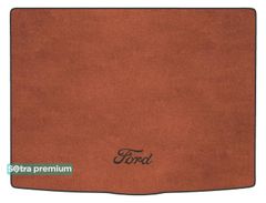 Двошарові килимки Sotra Premium Terracotta для Ford Focus (mkIV)(хетчбек)(верхній)(із запаскою)(багажник) 2018→
