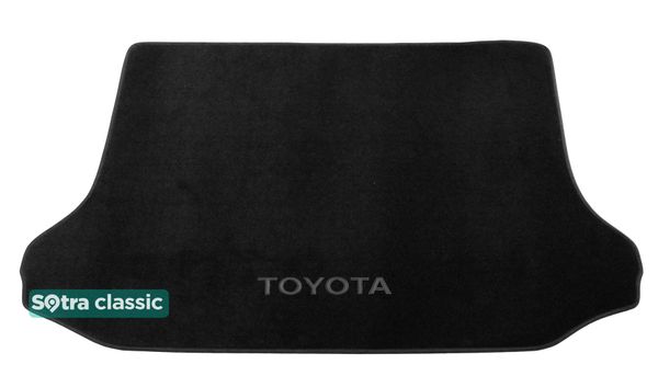 Двухслойные коврики Sotra Classic Black для Toyota RAV4 (mkIII)(багажник) 2005-2012 - Фото 1