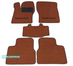 Двухслойные коврики Sotra Premium Terracotta для Daewoo Espero (mkI) 1990-1997