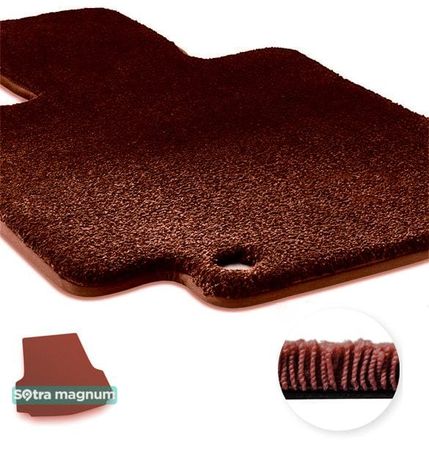 Двошарові килимки Sotra Magnum Red для Cadillac CT6 (mkI)(не гібрид)(4-зонний клімат)(багажник) 2016-2020 - Фото 1
