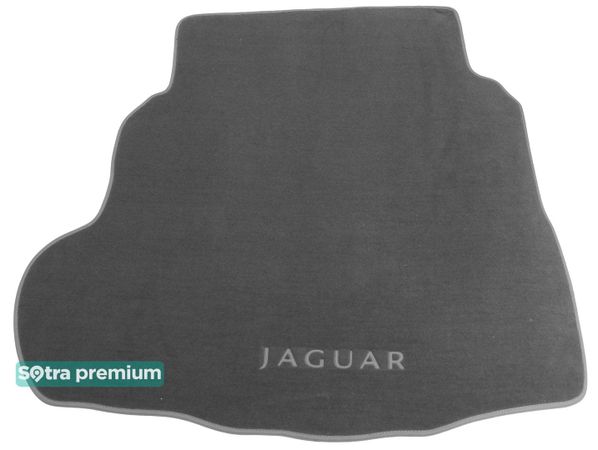 Двошарові килимки Sotra Premium Grey для Jaguar XF (mkII)(седан)(без Technology Package)(багажник) 2015→ - Фото 1