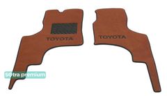 Двошарові килимки Sotra Premium Terracotta для Toyota Previa (mkI)(1 ряд) 1990-1999 - Фото 1