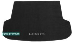 Двухслойные коврики Sotra Premium Black для Lexus RX (mkIV)(багажник) 2016-2022