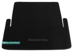 Двухслойные коврики Sotra Premium Graphite для Mercedes-Benz S-Class (W221)(багажник) 2006-2013