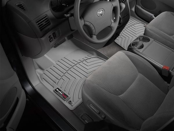 Коврики Weathertech Grey для Toyota Sienna (mkII)(1-2 row)(1 row 2pcs.) 2003-2009 - Фото 2