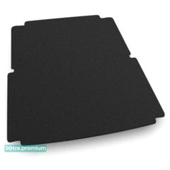 Двошарові килимки Sotra Premium Black для Peugeot 607 (mkI)(багажник) 1999-2010
