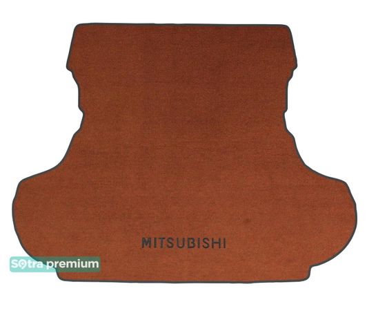 Двошарові килимки Sotra Premium Terracotta для Mitsubishi Outlander (mkII)(багажник) 2007-2012 - Фото 1