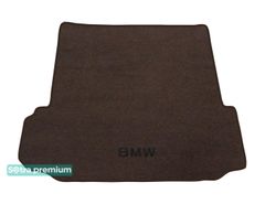 Двошарові килимки Sotra Premium Chocolate для BMW X5 (F15; F85)(часткове перекриття полозів)(багажник) 2014-2018