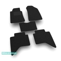 Двошарові килимки Sotra Premium Black для Isuzu D-Max (mkI) 2002-2011