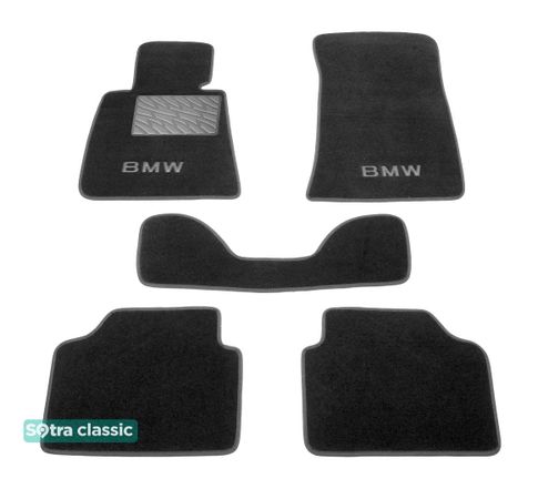Двошарові килимки Sotra Classic Grey для BMW 3-series (E90/E91) 2005-2011 - Фото 1