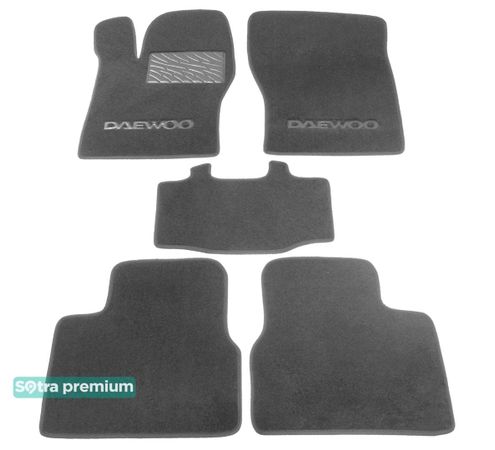 Двошарові килимки Sotra Premium Grey для Daewoo Espero (mkI) 1990-1997 - Фото 1