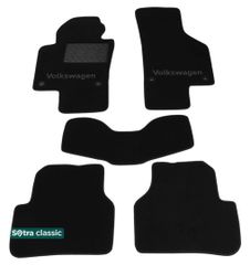 Двухслойные коврики Sotra Classic Black для Volkswagen Passat (mkVIII)(B7) 2010-2014 / CC (A6-A7) 2008-2017