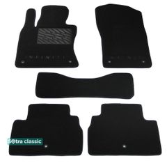 Двошарові килимки Sotra Classic Black для Infiniti Q50 (mkI) 2013→