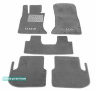 Двошарові килимки Sotra Premium Grey для BMW 5-series (F10/F11)(задній привід) 2013-2016 - Фото 1