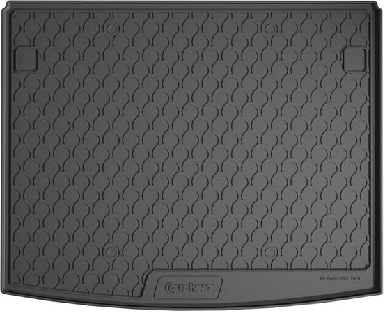 Гумовий килимок у багажник Gledring для Volkswagen Caddy (mkIV)(Life) 2020→ (багажник) - Фото 1
