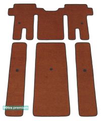 Двошарові килимки Sotra Premium Terracotta для Kia Carnival (mkIII)(2 ряд - 1+1)(3 ряд - 1+1)(2-3 ряд) 2014-2021