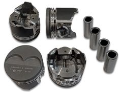 Комплект поршнів із пальцями AMP PX-LAD-4A-2803-080-2-A для ВАЗ 2104 / 2105 / 2107 (ВАЗ-2105) [2105-1004015-32] - Фото 1