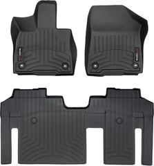 Коврики Weathertech Black для Toyota Sienna (mkIV)(8 seats)(1-2 row) 2020->