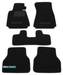 Двухслойные коврики Sotra Classic Black для BMW 5-series (E39) 1996-2003