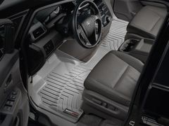 Коврики Weathertech Grey для Honda Odyssey (mkIV)(RL5)(1-2-3 row)(1 row 1pcs.) 2011-2017 - Фото 2