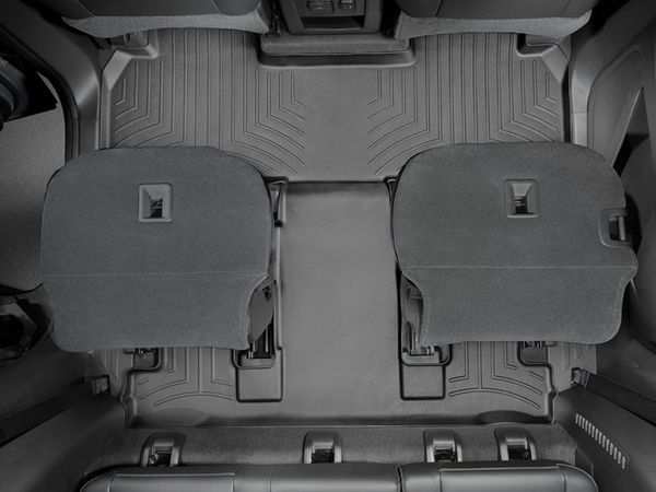 Килимки WeatherTech Black для Chevrolet Traverse (mkII)(2 row bucket seat)(2-3 row); Buick Enclave (mkII)(2-3 row) 2018→ - Фото 2