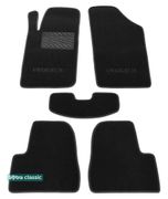 Двошарові килимки Sotra Classic Black для Peugeot 206 (mkI) 1998-2012 - Фото 1