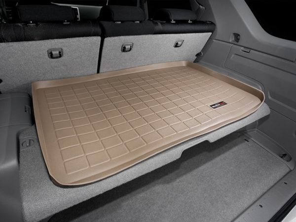 Коврик Weathertech Beige для Toyota 4Runner (2 rows)(mkIV)(with Double Decker System)(trunk cargo shelf) 2002-2009 - Фото 2