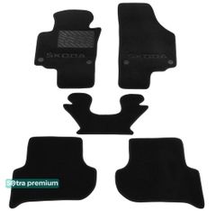 Двошарові килимки Sotra Premium Black для Skoda Yeti (mkI) 2009-2018