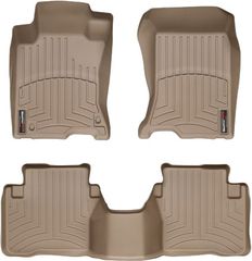 Коврики WeatherTech Beige для Honda Crosstour (mkI)(AWD)(4 twist fixings) 2010-2015