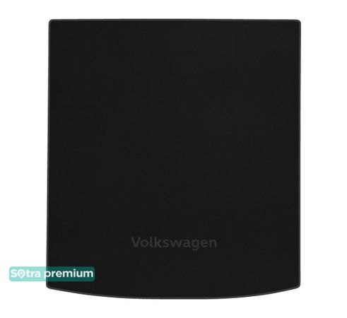 Двошарові килимки Sotra Premium Black для Volkswagen Sharan (mkII)(багажник) 2010-2022 - Фото 1