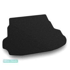 Двошарові килимки Sotra Classic Black для Mazda 6 (mkII)(ліфтбек)(багажник) 2007-2012